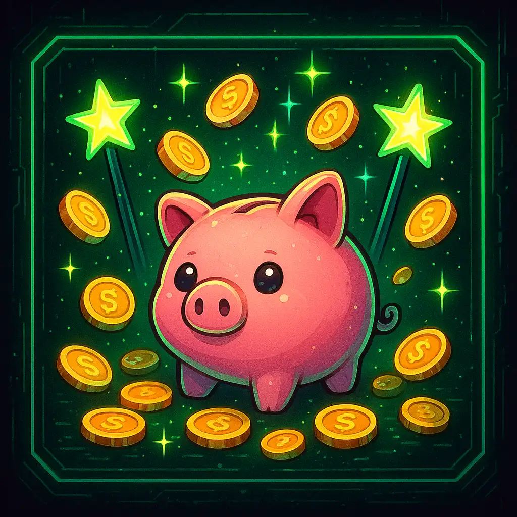 Piggy Prizes Wand of Riches